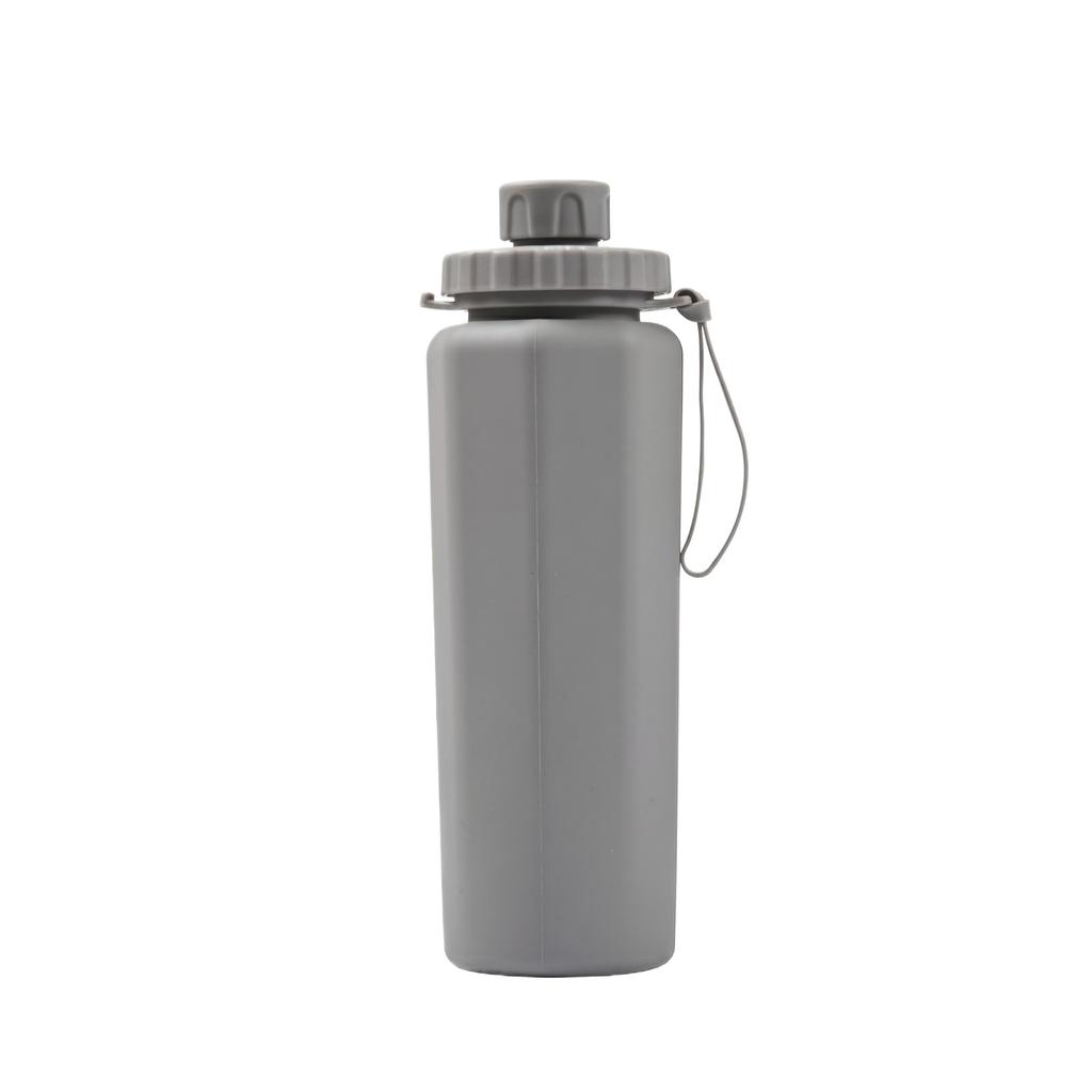 Reusable Water Bottle with Leakproof Cap Wide Mouth BPA Free Plastic Sports Drinking Container for Outdoor Activities School Gym Travel