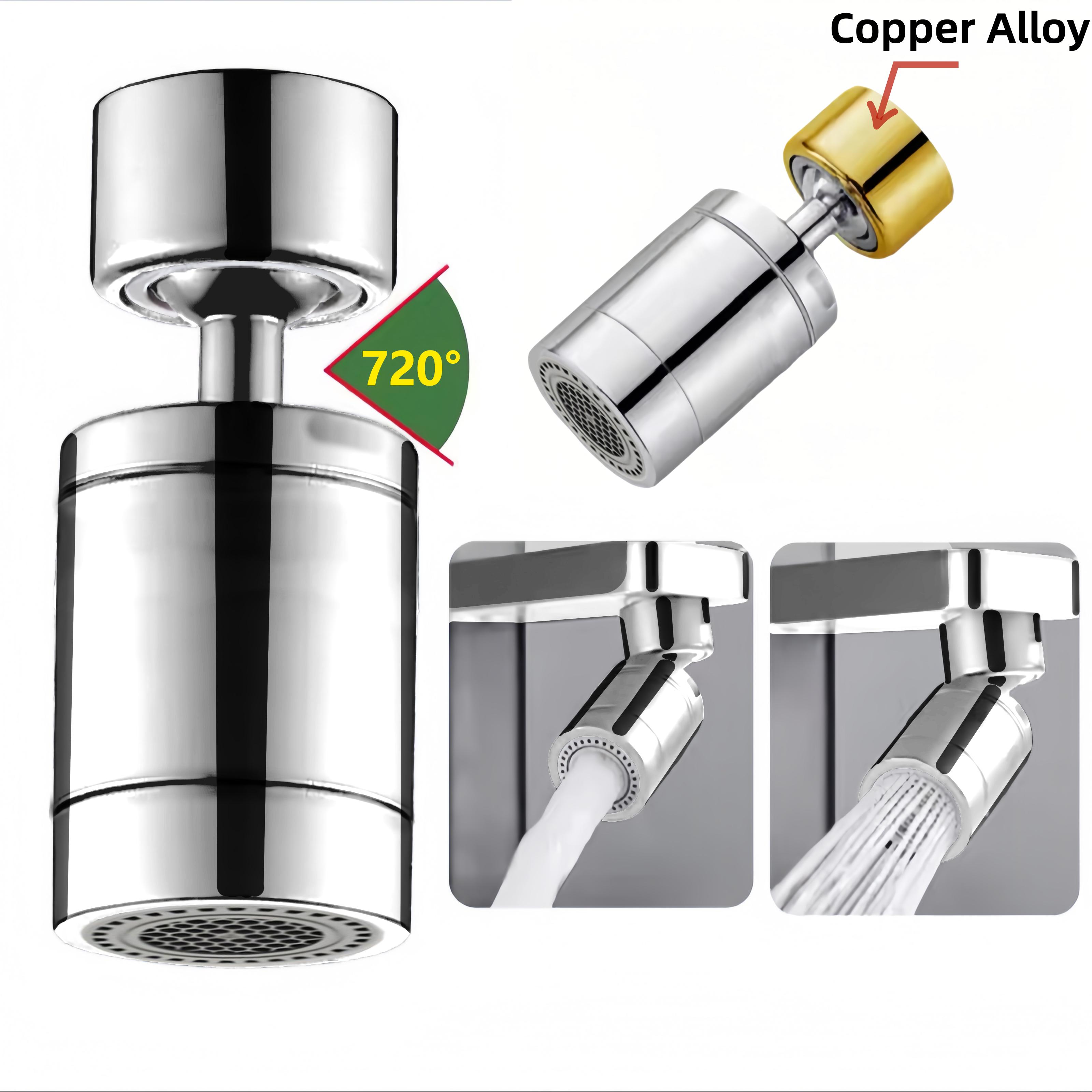 

2 Mode Kitchen Faucet Spray Head Filter Adjustable 360° Rotary Splashback Tap Nozzle Bubbler Kitchen Sink Faucet Aerator