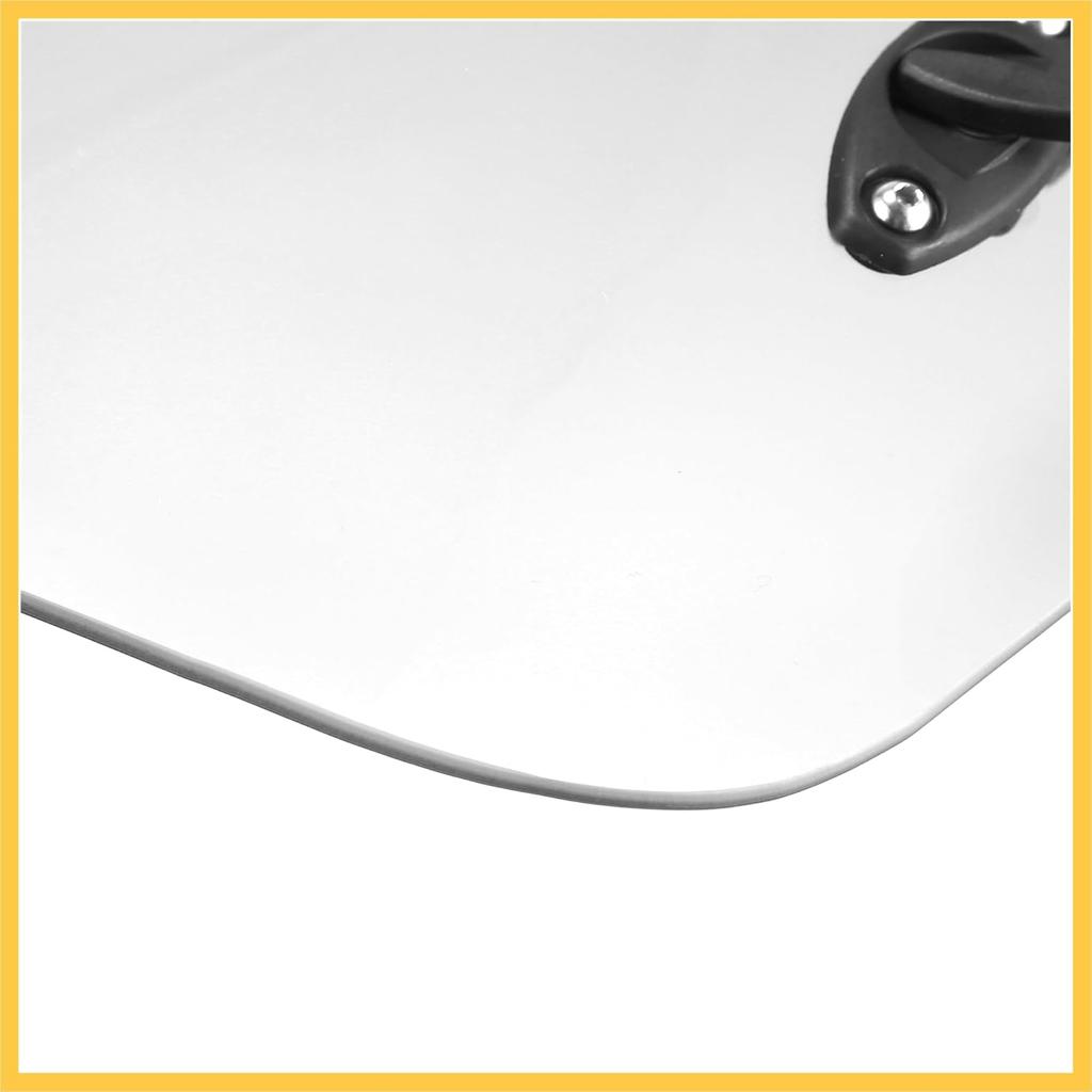28.5cm Motorcycle Windshield Motorcycle Wind Deflector Clear Lens Adjustable Clip Windshield Extension Universal Fit for Most Motorcycle Scooter Auto