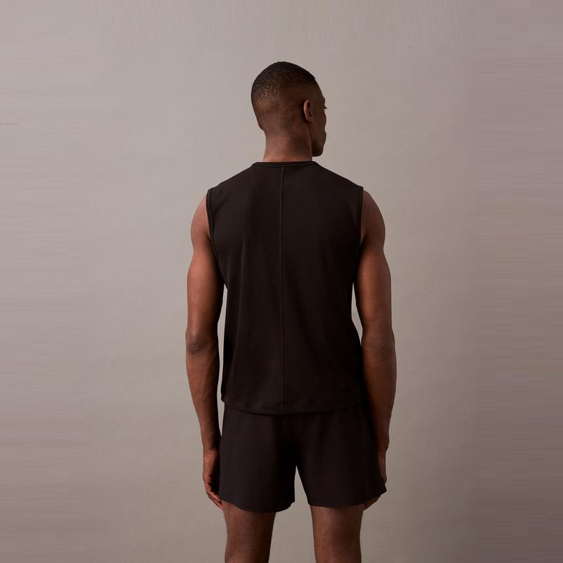 Calvin Klein Solid Versatile Simple Fashion Comfortable Casual Shorts Men shorts Space-Black GMS5S846