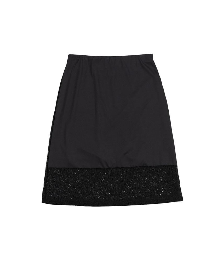 Safari Sula Explore Scratch Drape Knit Skirt In Black