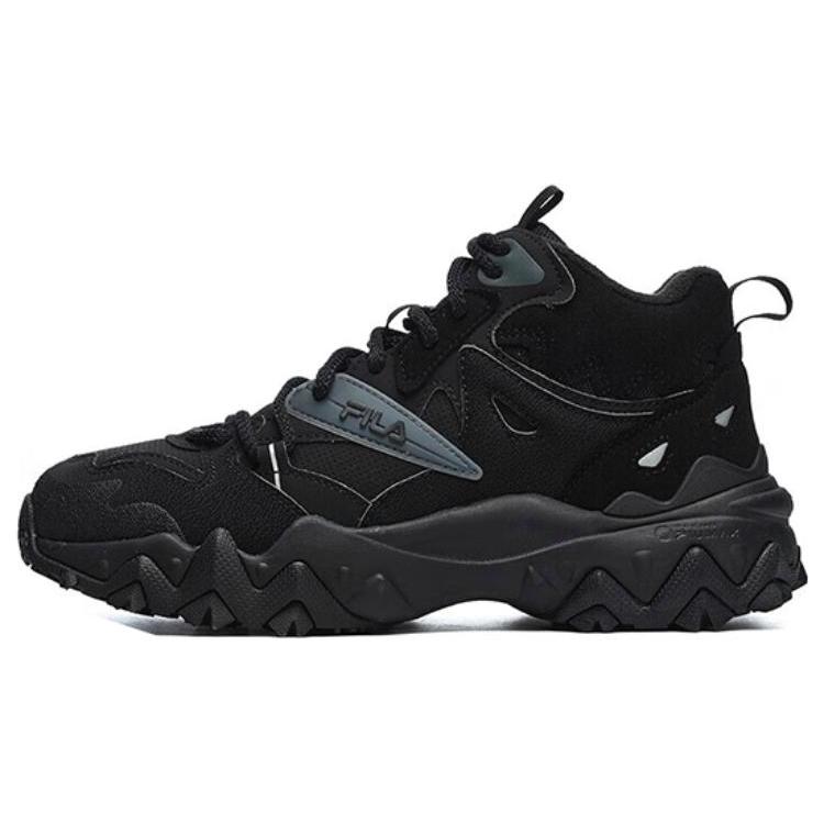 New FILA Oakmont 2 Mid Shoes 'Black' Women's F12W242115FBK