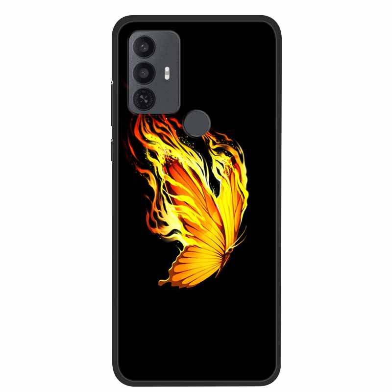 For TCL 30 SE Case Luxury Soft Silicone Protective Animals Phone Cover for TCL 305 306 Case 30SE TPU Funda for TCL30SE Cartoon