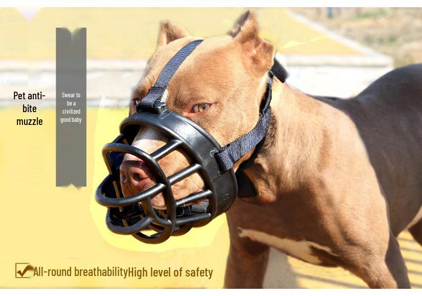 Adjustable Silicone Anti-Bite Dog Training Muzzle