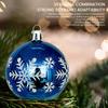 44 Stück Weihnachtskugel-Ornamente Kunststoff Weihnachtsbaumschmuck Weihnachtsdekorative Hängeornamente für Weihnachtsbaumschmuck
