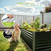 8x2x2FT Raised Garden Beds Outdoor Planter for Gardening Vegetables Flowers Large Metal Garden Box Deep Plant Flower Pots Outdo