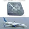 NG90001 1/400 US B737 Aircraft Model MAX10 N27753 Alloy Collection Model