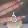 New Chinese Style High Ice Imitation Chalcedony Necklace New Fulu Gourd Box Chain Women's Collarbone Chain Neck Chain Sweater Chain