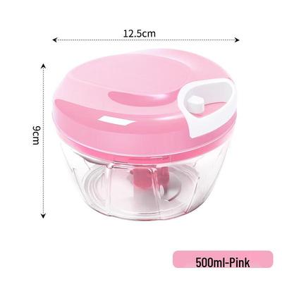 Multi-functional Manual Food Chopper & Garlic Mincer Set