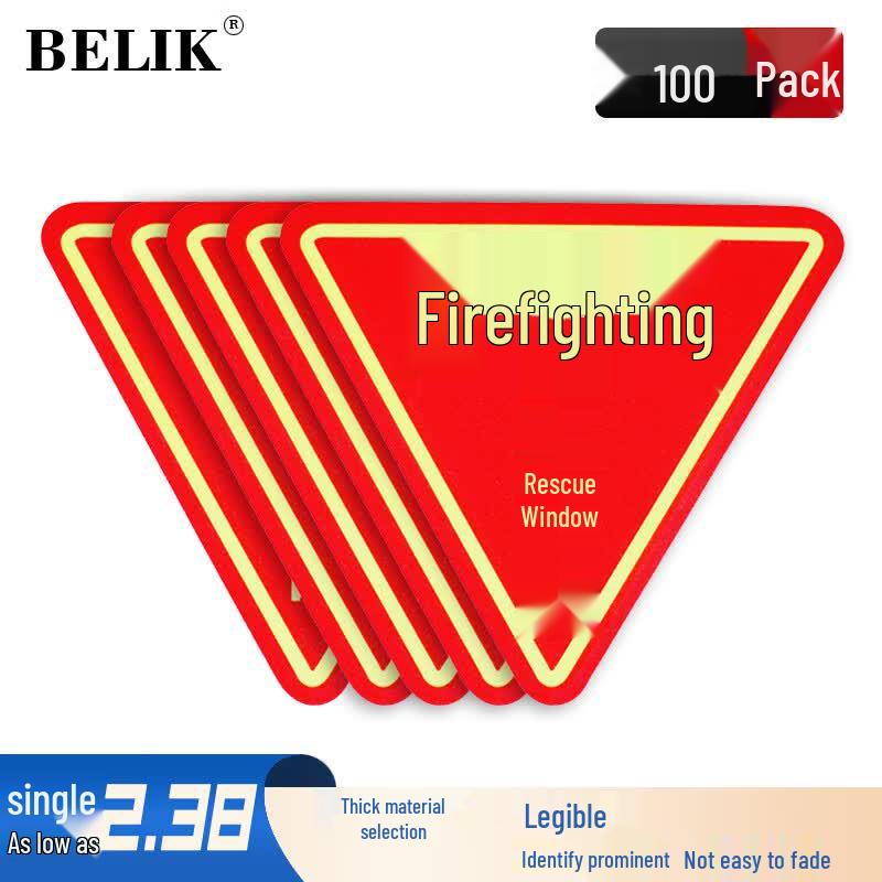 BELIK Luminous Emergency Escape Window Decals