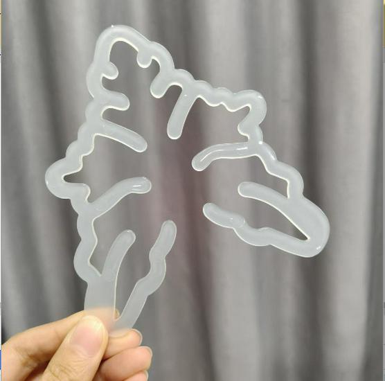 Transparent Plant Stem Fixer and Gatherer for Potted and Art Flowers - Monstera Clip Support
