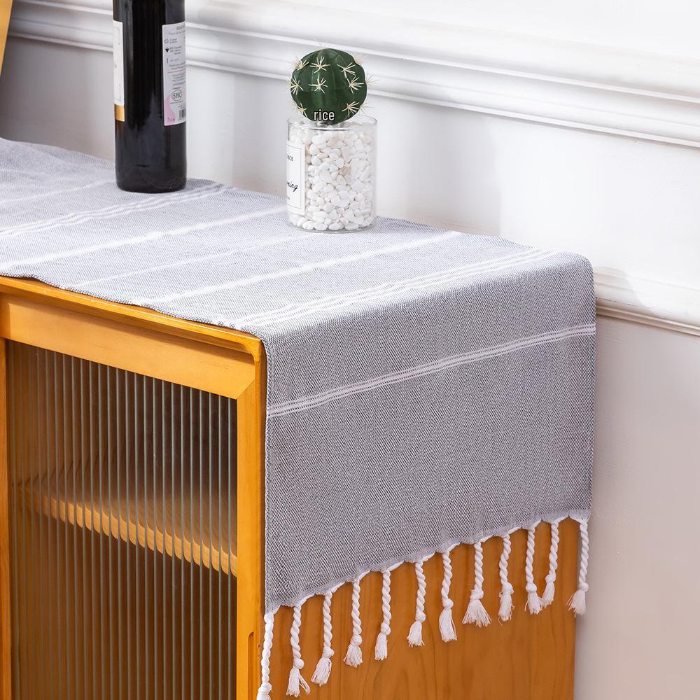 Striped Quick-Dry Cotton Kitchen & Tea Towel - Yarn-Dyed, Water-Absorbent, Multifunctional,  Turkey