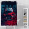 Shower Luxury Sports Car Logo Curtain Waterproof Polyester Fabric Paint Colorful Bath Curtains Home Bathroom Decor With Hook
