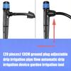 20Pcs Garden Water Sprinkler Spikes Base Adjustable 360 Degree Sprinkler Nozzle for Large Area Coverage Grass Irrigation
