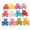 10Pcs Supply Colorful Bear Buttons, Cartoon Two-Eyed Plastic Winnie The Pooh Buttons, Handmade Diy Decorative Buttons