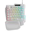 Ultra-slim One Handedly Keyboard USB Gaming Mechanical Keyboard Single Hand Keyboard  Desktop PC