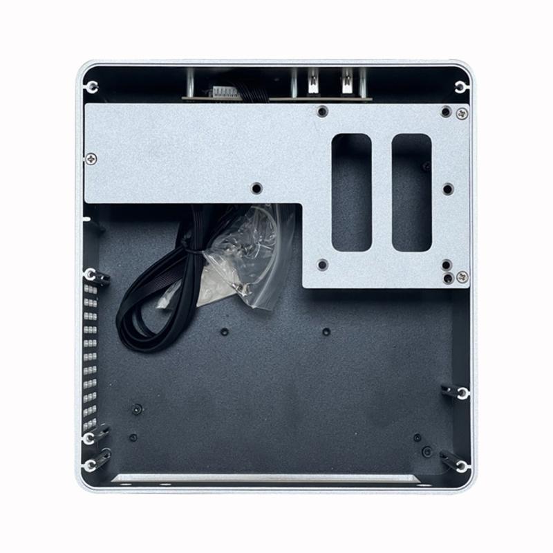 TA80 Caja Mini PC Soporta Placa Base Mini ITX Chasis HTPC con Refrigeración Avanzada Para Ordenador de Oficina en Casa