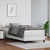 Exclusive House - Bed Slat Base with Mattress White 80x200 Cm Faux Leather