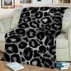 3D Wild Sexy Leopard Stripe Print Blanket,Soft Throw Blanket for Home Bedroom Bed Sofa Picnic Travel Office Cover Blanket Kids