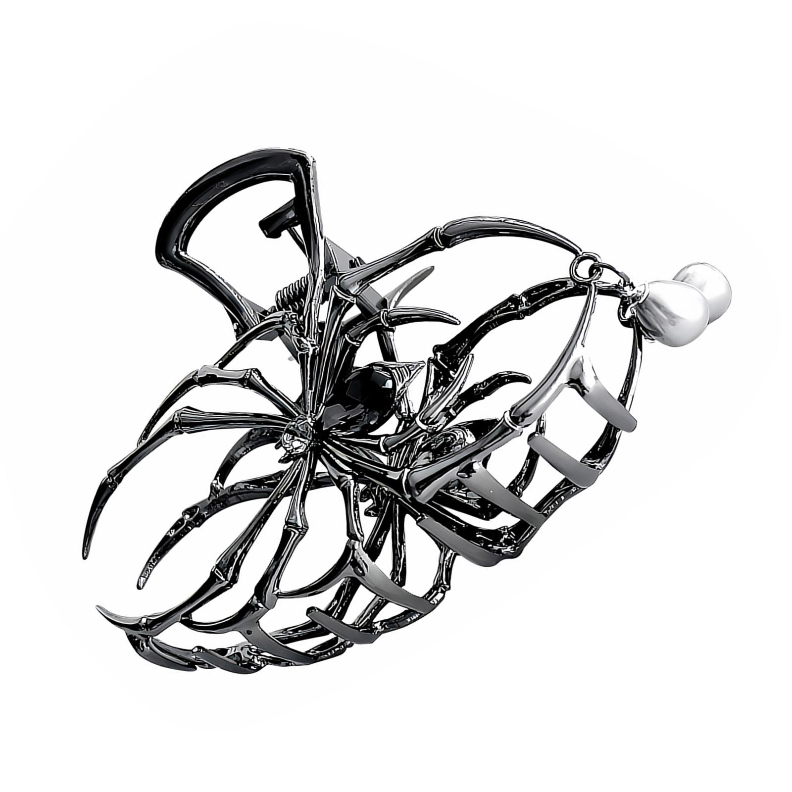 

Заколка-паук Большая заколка-краб Модное крутое украшение Зажим Принцесса Заколки Инструмент для укладки волос Украшения чёрный