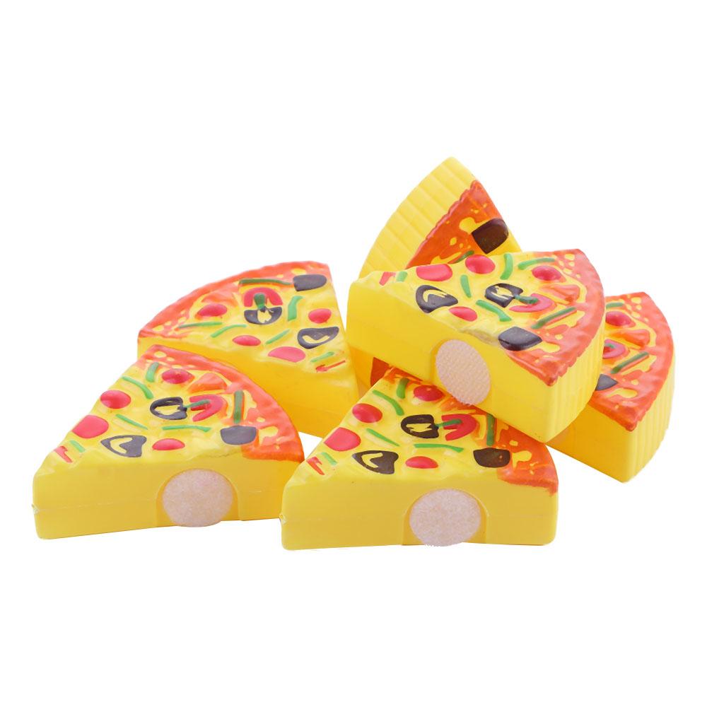 6 Pcs Kitchen Simulation Small Food Toy Kitchen Toys Simulation Kitchen Pretend Play Pizza Toy