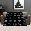 Watch Dogs 2 Throw Kid-Friendly Flannel Throw Blanket Soft Warm Anti-Static Washable All Season