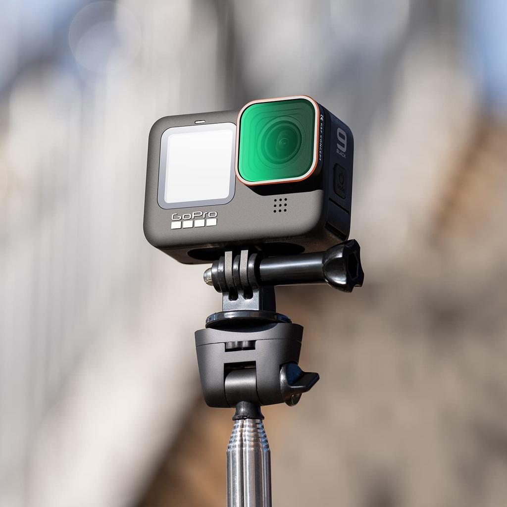 Concept UV-Filter für GoPro Hero 9 Black AGC Optisches Glas Hohe Lichtdurchlässigkeit 28-Schichtige Nano-Beschichtung Schutzfilter Schutzfilter Wasserdicht Öl