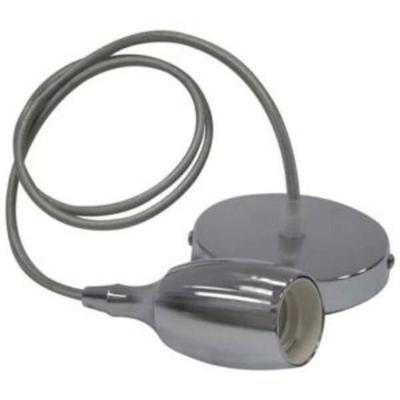 Kabelophanging (1m) Weber chroom E27 IP20 max 60W