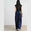 2025 Spring Women's Loose High Waist Wide Leg Drawstring Jeans