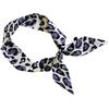 Leopard Print Narrow Silk Scarf for Women Girls Short Necktie Scarf Fashionable and Versatile Accessory for Any Outfit