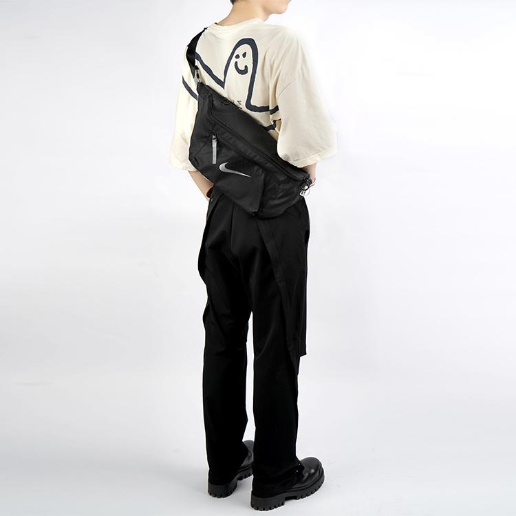 New Nike Fabric One Shoulder Crossbody Bag, Sling Bag, Fanny Pack Regular Unisex Black DN8114-010