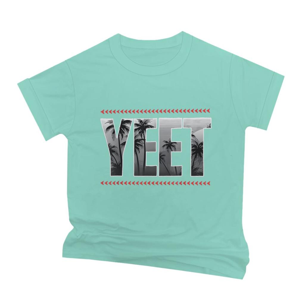 Vintage Yeet Letter Print Tshirts Funny Saying TShirt Mens Casual Short Sleeve Tees Humor Graphic Tops Male Tshirts