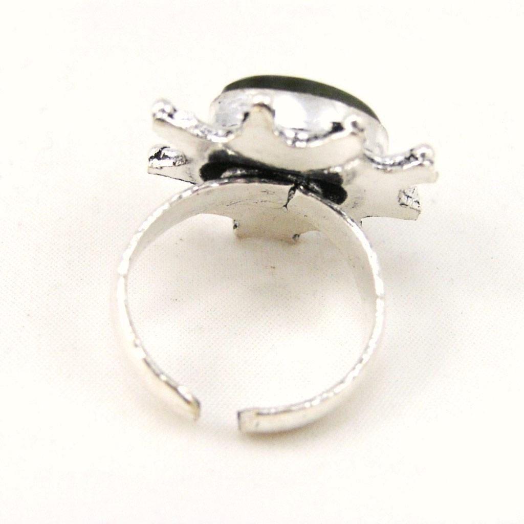 Les Trésors De Lily [F3240] - Green 'Kilimanjaro' Ring