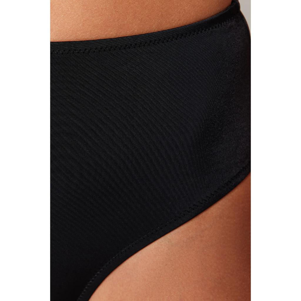 Černý spodní díl bikin s vysokým pasem Tbess21ba0057