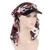 Printed Muslim Hijab Cap Women Baseball Wrap Head Ramadan Headwear Turban Bonnet Hat