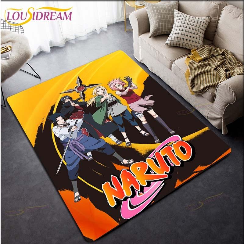 Naruto Carpet Anime Rug Kids Carpets Living Room Tea Table Mats Bedroom Rug Washable Floor Mats Household Area Mat Cute Rug