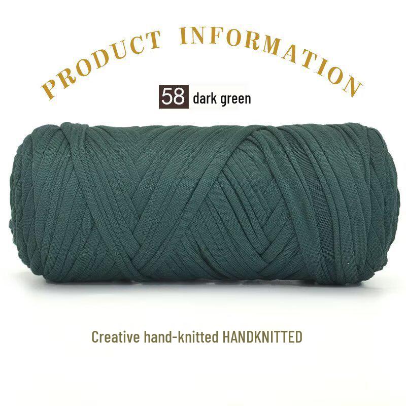 200g High Elastic Cloth Strip Yarn for DIY Weaving: Crochet Blankets, Floor Mats, Storage Baskets & More