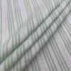 Green Stripe Jacquard Fabric - Polyester Cotton Blend for Women's Dresses & Shirts