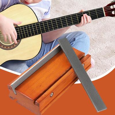 Präzisions-Bundfeilfeilset für Gitarren, 3/23/35-Grad-Fasenraspel, Feilwerkzeug für Gitarrenbauer, Bässe, Gitarren und Ukulelen