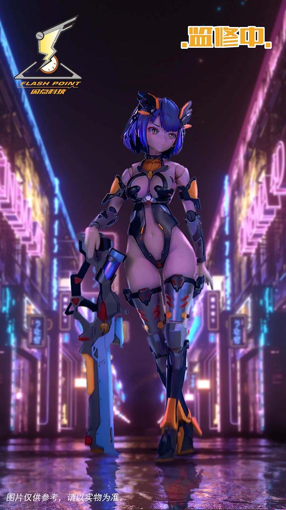 FLASH POINT Hina Scale PVC ABS Painted Action Figure 1/12 &
