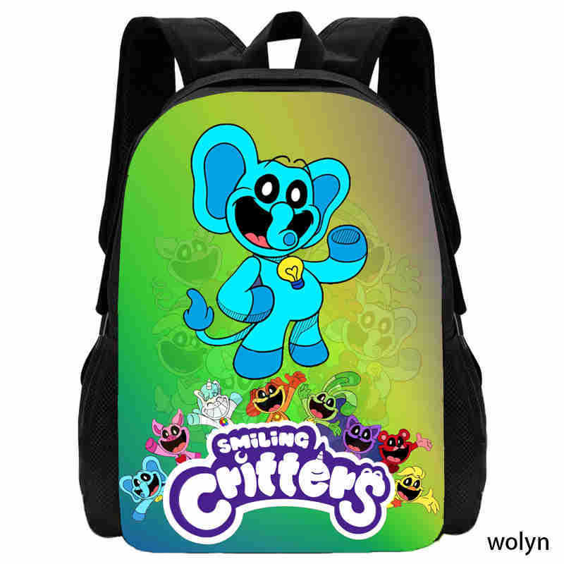 Smiling Critters Poppy's Spielzeit Kapitel 3 Vollständige lächelnde Tier-Schultasche