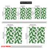 2pcs,2D plane printing Curtains Monstera Leaf Mosaic Polyester (without rod) Home Decor Use for Living Room, Bedroom & Home