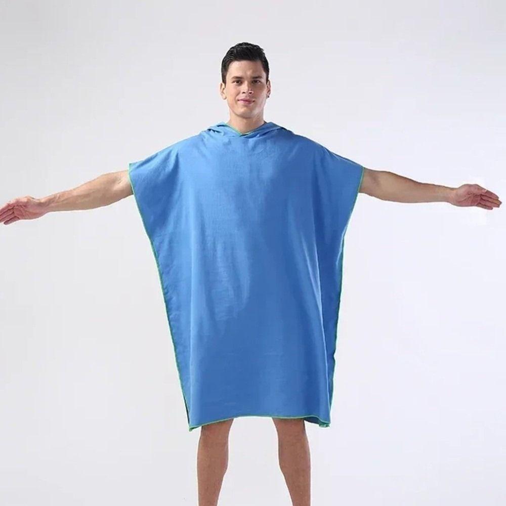 Hooded Swimming Dry Towels Microfiber Beach Poncho Towels Quick-drying Swimming Towels  Bath