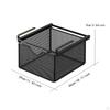 Hanging Pullout Drawer, Space Saving Wire Mesh Storage Basket Organizer for Bedroom, Kitchen
