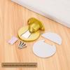 Adjustable Magnetic Aluminum Door Stopper with Anti-Collision Suction Cup