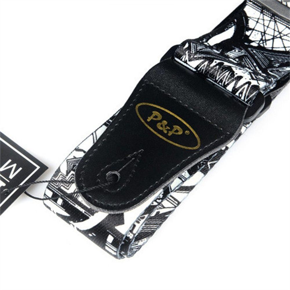 Plaid Pattern Guitar Strap Adjustable Acoustic Guitar Strap Electric Guitar Belt  Instrument