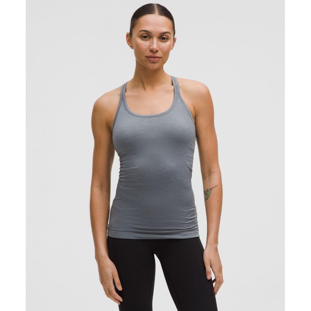 

Lululemon EBB To Street Tank Top Light Support BC Cup Solar Grey 8