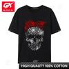 Skull TShirts Funny Winter New Unisex T Shirts ONeck Unisexs Short Sleeve Tees Cotton Harajuku Winter Tops