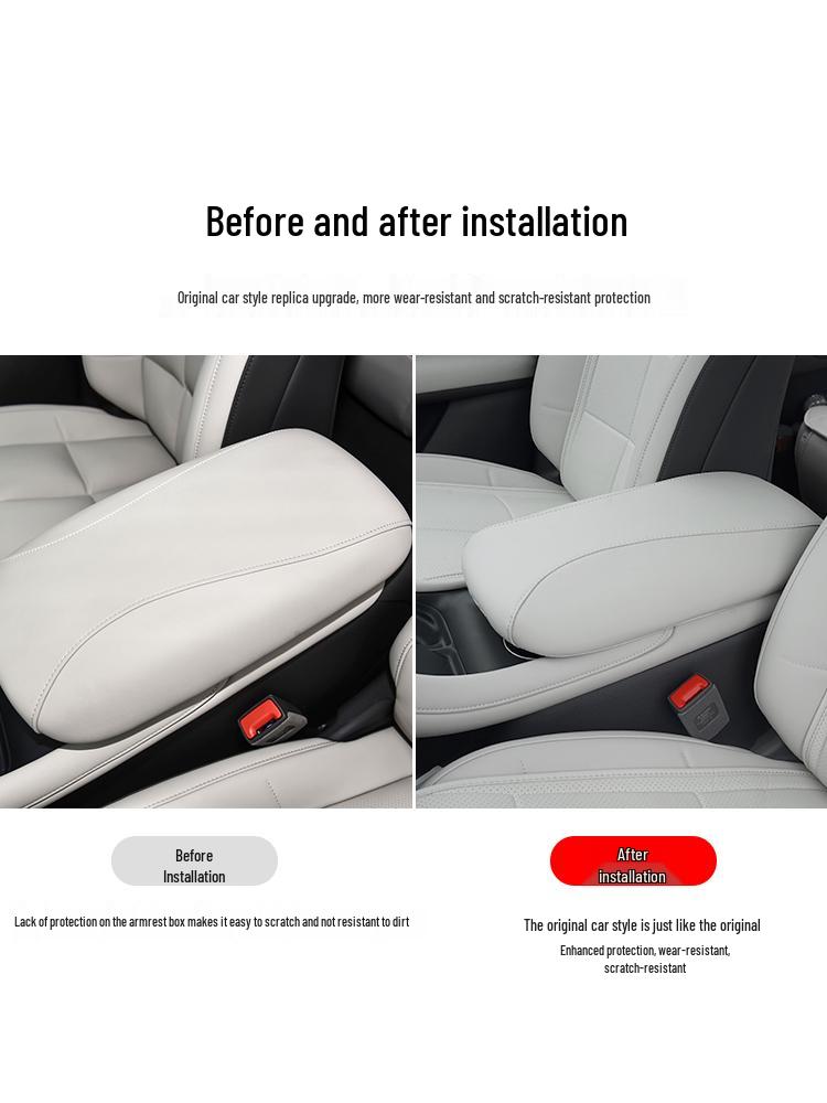 Zhiji LS6 Armrest Cover - Scratch-Resistant Pad for Interior Modification