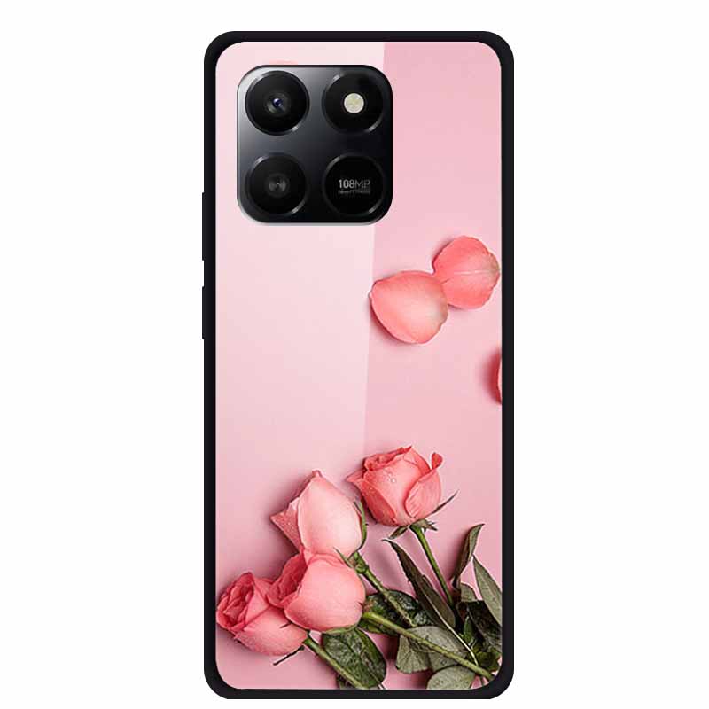 6.77" Glass Back Cover For Honor 400 Smart X7d 2025 Case Tempered Glass Case For Honor Play 10T 5G Case Protective Fundas Shells